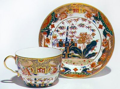 Tazza e piattino, c.1815 da English School